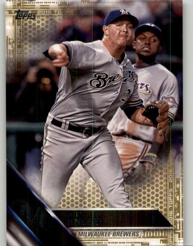 2016 Topps Corey Knebel Gold #517 SN #/2016 Milwaukee Brewers - Picture 1 of 2