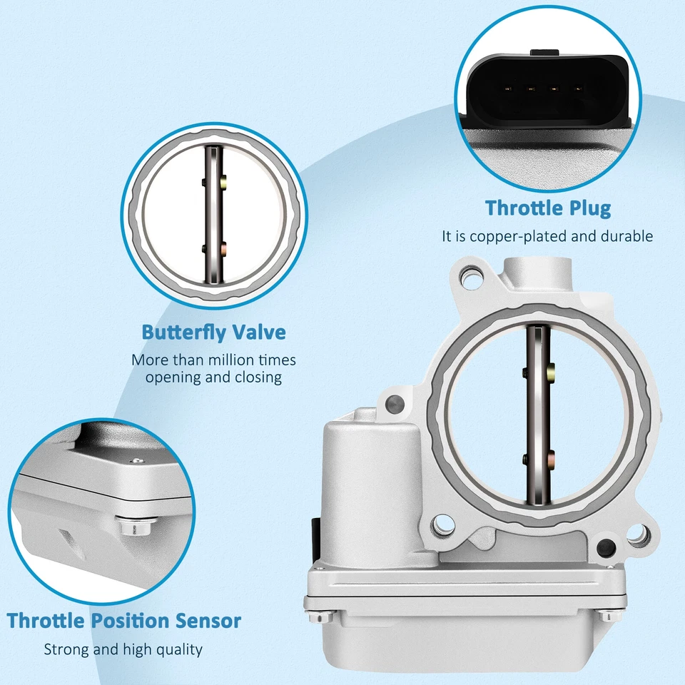 Carrocería del acelerador para Hyundai Santa Fe 2007-2009 Sonata Kia Sportage 2006-10 diésel Foto 3 de 4