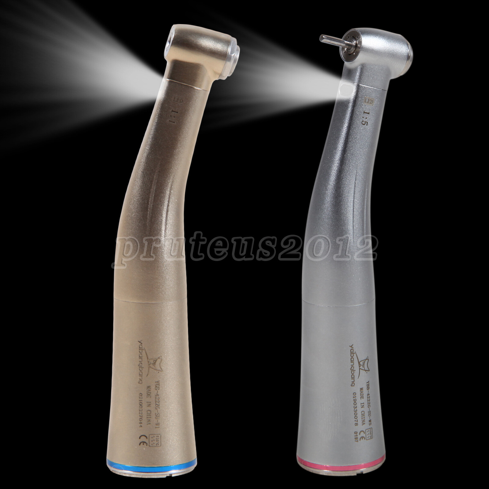 Details zu Dental 1:1/1:5 Faser optik niedrige Low Speed Handstück Winkelstück CE Reich