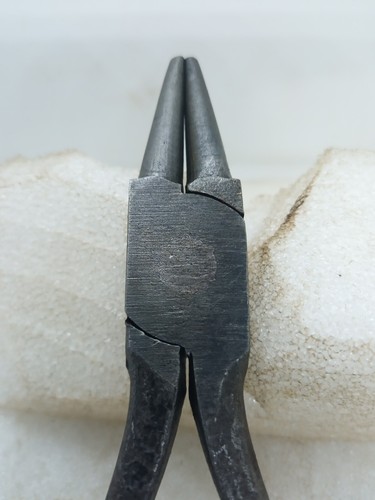 Alicates de junta única nariz redonda 'A' vintage hechos en Inglaterra 6" puntas de 1 1/8" - Imagen 5 de 15