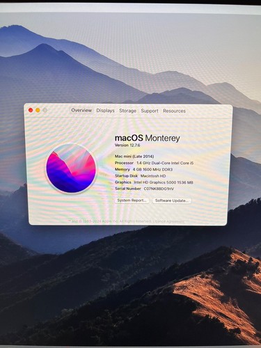 Mac Mini Late 2014 7,1 256GB SSD, Intel Core i5, 500GB HDD, 4GB RAM, boxed Apple - Afbeelding 2 van 19
