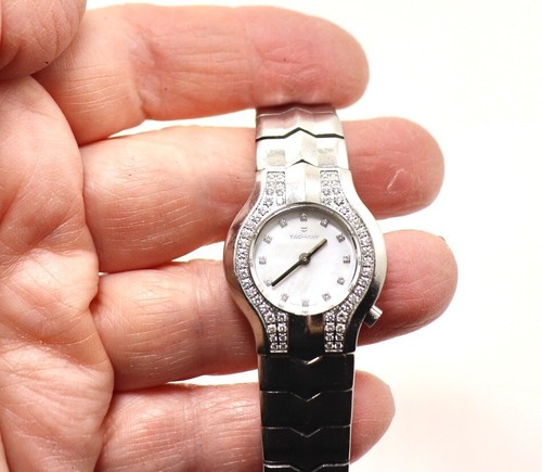 TAG HEUER ALTER EGO LADIES WATCH STAINLESS STEEL W/DIAMONDS WP1417 BOXED PAPERS - Picture 7 of 24