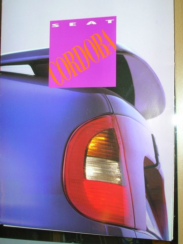 POSTER SEAT CORDOBA   MODELE  FRANCAIS  1993 - Foto 1 di 2