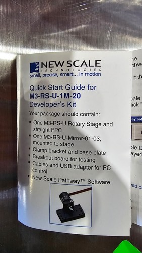 Neu Scale Technologies M3-RS-U-36 rotierendes Mikrotisch-Positionierungssystem-Kit - Bild 6 von 6