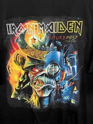 Iron-Maiden Unisex T-Shirt Future Past 2023 Tour Tee 4XL 4X-Large