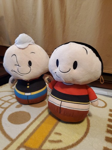 Popeye The Sailor Man Approx 10" Olive Oyl And Popeye Plush Set By Kelly Toy - Picture 3 of 11