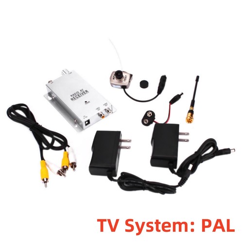 1 Set Mini Wireless Camera Receiver Infrared HD Night Vision Security PAL System - Picture 15 of 16