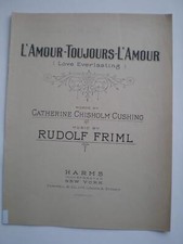 L'amour Toujours L'amour Love Everlasting  Sheet music Catherine Chisholm