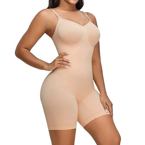 Women Shapewear Tummy Control Seamless Jumpsuit Slimming Bodysuits Sculpting Top - Picture 14 of 15