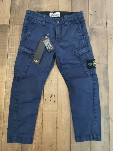 Pantalones cargo de combate 100 % auténticos Stone Island Junior prenda teñidos nuevos con etiquetas 8 años - Imagen 5 de 5
