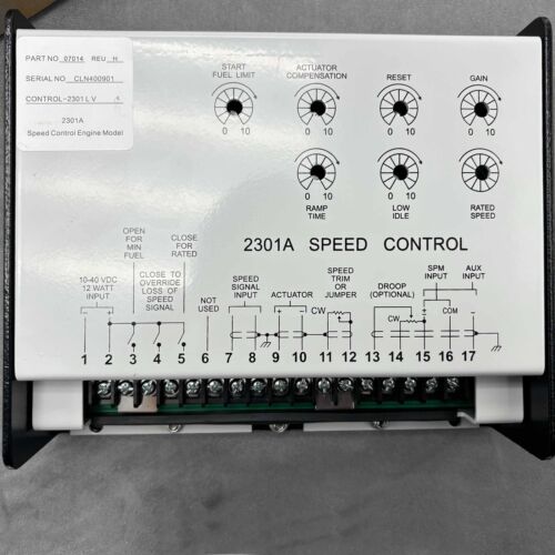 Brand New OEM Equal 9907-014 Speed Controller 2301A Replacement WOODWARD 9907014 - Picture 6 of 10