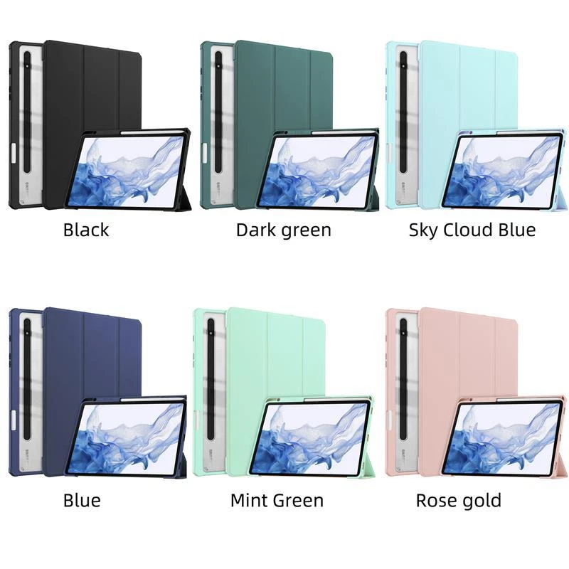 Leather Tablet Stand Cover Case Fr Samsung Galaxy Tab S8 X700 X706 S8+ X800 X806 - Image 2 of 4