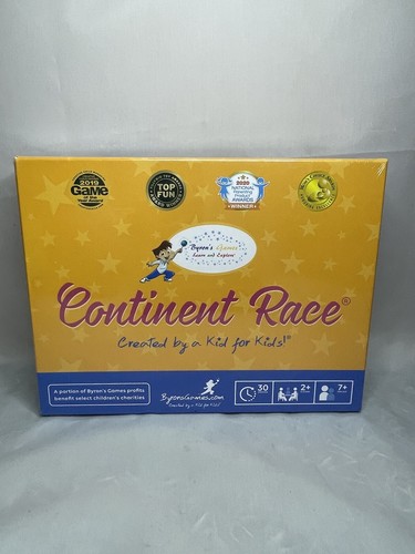 Continent Race Geography Learning Educational Game for Kids New Sealed - Picture 2 of 5