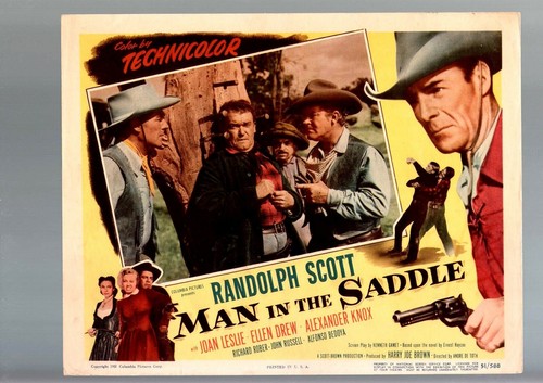 Man in the Saddle 1951 VHS Randolph Scott Vintage Western EXCELLENT PLAY WOW! - Bild 6 von 9