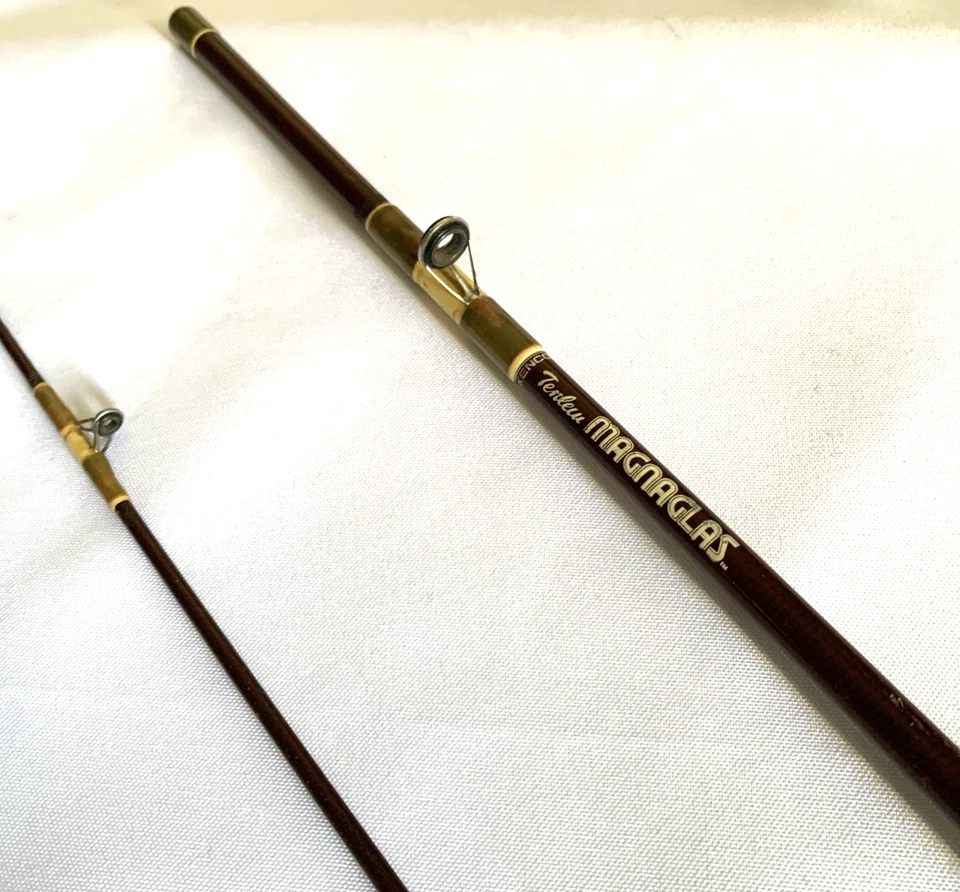 Kencor 261 Tenlew Magnaglas 5’11” Two Sections 6-20Lb Casting Fishing Rod USA - Изображение 4 из 4