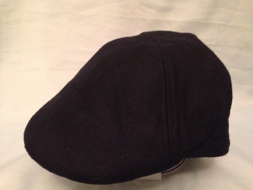 IVY CAP NAVY BLUE PEAK PEAKED 80% WOOL MODERN IVY 6 PANEL PEAKY BLINDER CAP - Picture 6 of 15