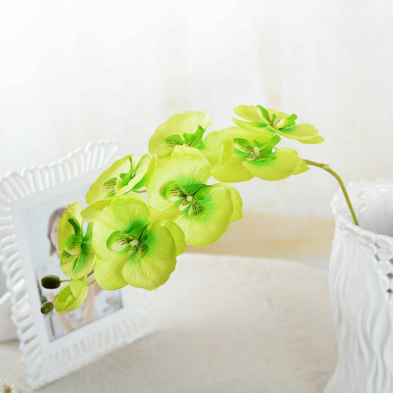 Artificial Butterfly Orchid Fake Flower Home Wedding Party Phalaenopsis Decor