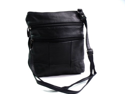 LADIES GIRLS NEW GENUINE LEATHER CROSSOVER BODY BAG SHOULDER BAG PURSE SATCHEL - Picture 32 of 124