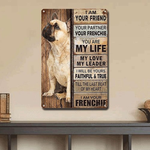 Metal Sign Tin Sign Vintage Wall Art I Am Your Friend Gift for Greyhound Lovers - Picture 59 of 135