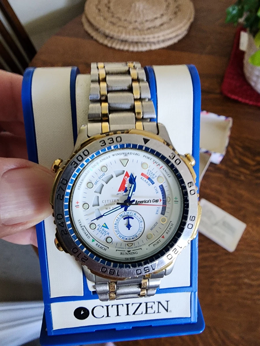 Citizen america's cup deals watch for sale