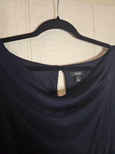 Simply Vera Wang Womens Romper One Piece Navy Sleeveless NWT XL - Picture 3 of 5