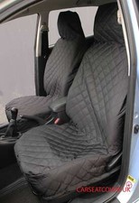 For ASIA Rocsta Softtop - Luxury QUILTED Protectors Car Seat Covers - Front Pair