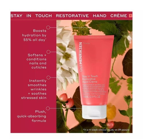 OleHenriksen Stay In Touch Restorative Hand Crème ~ 2.5 Fl Oz ~ New AND Sealed - Picture 3 of 4