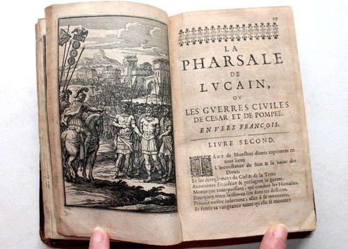 PHARSALE DE LUCAIN GUERRE CIVILE CESAR POMPEE DE BREBEUF 1657 RARE CARTE COULEUR - Bild 4 von 9
