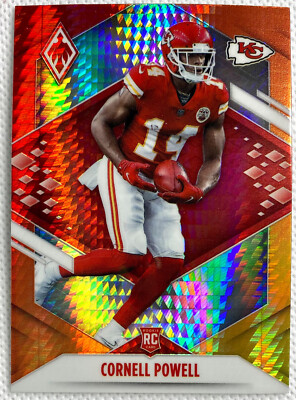 2021 Panini Phoenix Cornell Powell Rookie Fire Burst Card RC Kansas City Chiefs