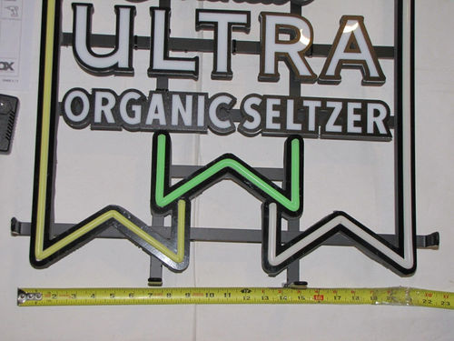 Letrero de barra trasera con luz LED para cerveza Seltzer ultra orgánica Michelob Vox Supply Pub - Imagen 16 de 24