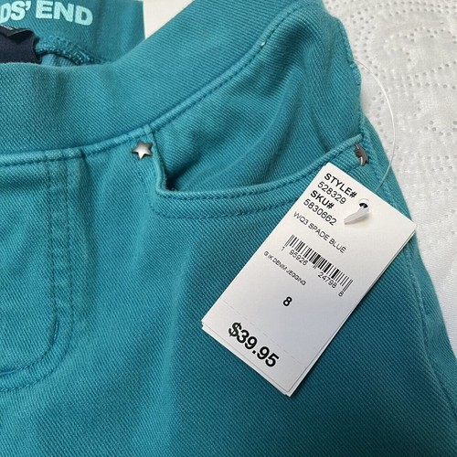 NWT Lands End Denim Leggings Size 8 - Picture 7 of 7