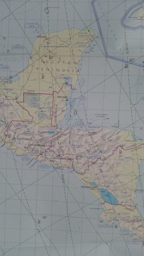 1977 USA, MEXICO, S. AMERICA MAP - DMA Global Navigation Chart (GNC 9) 41"x57" - Bild 8 von 12