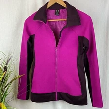 Under Armour Pink Knit Zip Up Athletic Sport Jacket S