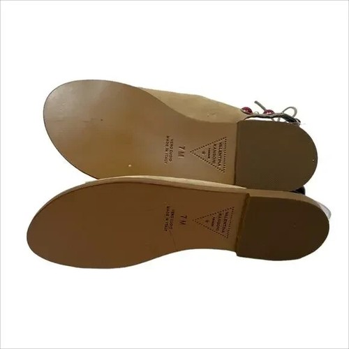 Valentina Rangoni NWOB Women's Tan INDIANA Suede Sandals, Size 7M - Picture 7 of 8