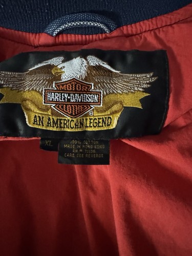 HARLEY DAVIDSON VTG COLLECTOR JACKET, SIZE XL, OWNER SAID NEVER WORN, SUPER COOL - Picture 13 of 15