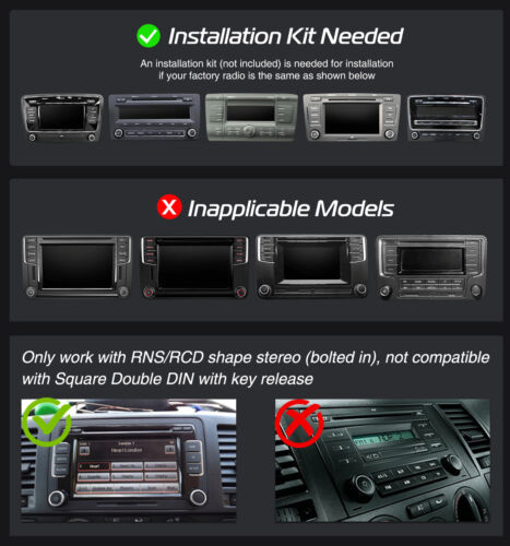 Android 13 9" CarPlay Car Stereo GPS Head Unit For Vw Golf Mk5 Mk6 Caddy Jetta - Picture 5 of 15