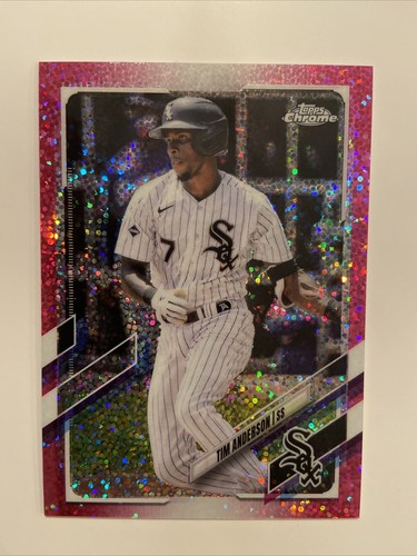 2021 Topps Chrome Pink Speckle Tim Anderson 160/350. Make Offer. - Picture 2 of 9