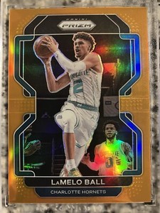 LaMELO BALL ORANGE PRIZM /49! 2021-22 PANINI PRIZM BASKETBALL SSP 185!