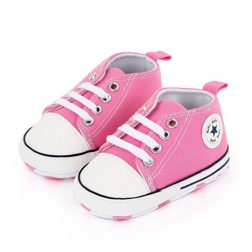Chaussures de sport berceau bébé nourrisson garçon fille semelle souple antidérapante baskets chaussure 0-18M - Photo 16 sur 16