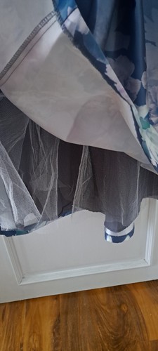 Chi Chi London size 20 Curve Blue Karlene Dress Wedding Christening Party Pocket - Picture 7 of 7