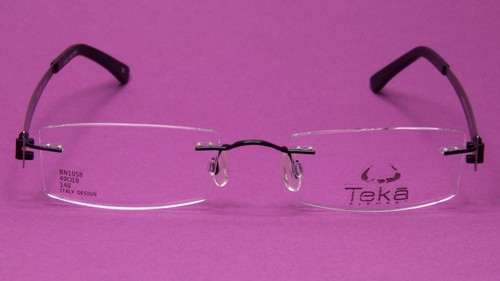 NEW Teka Eyewear Soho New York BN1058 C417/C03B EYEGLASSES FRAME 49-18-140 B25mm - Picture 4 of 12
