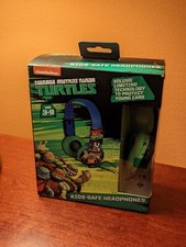 Teenage Mutant Ninja Turtles Kid safe headphones IN BOX Nickelodeon