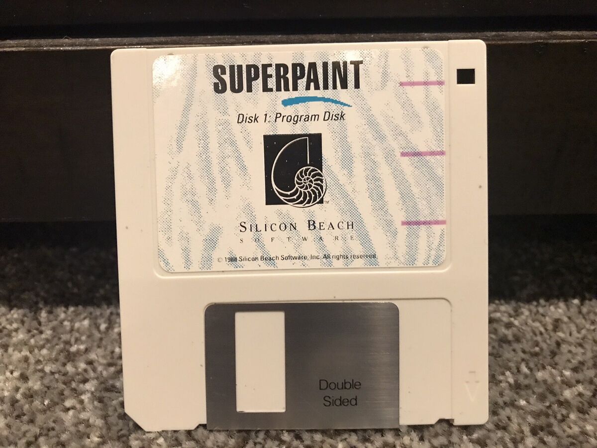 SuperPaint Silicon Beach Software Apple Macintosh Mac - 1988