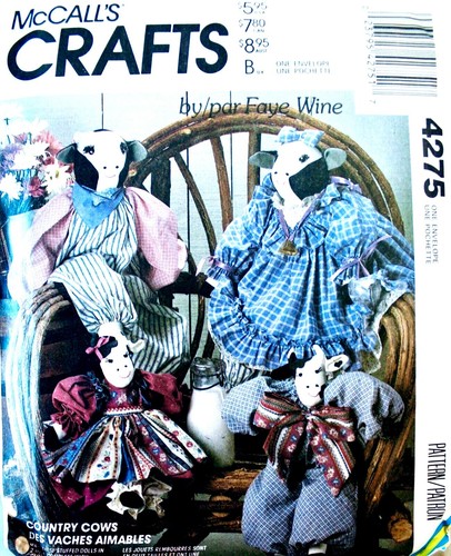 U PICK! Stuffed Animal & Softies Sew Pattern ~ Cat Dog FAYE WINE UC - Picture 13 of 92