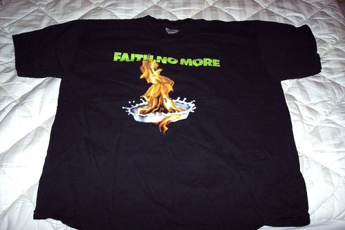 Vintage 1990 Faith No More T-Shirt XL Black 90s Ba