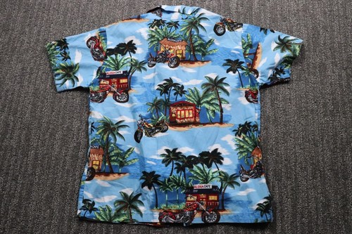 Aloha Republic Boys Hawaiian Button Up Shirt USA Made Vintage Size 6 Beach - Picture 6 of 12