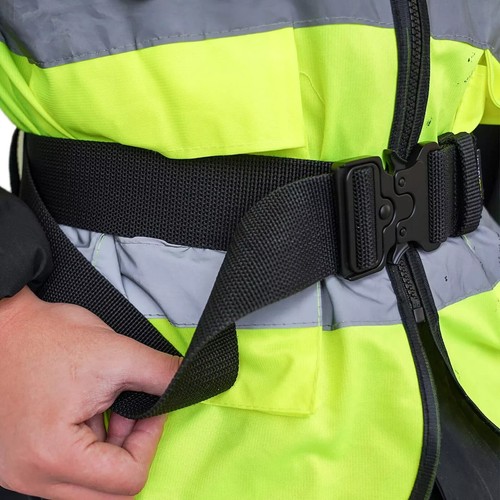 Work Tool Belt Quick Release Buckle,2-Inch Wide Adjustment Electrician Belt for - Picture 7 of 9