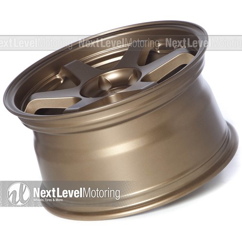 9SIX9 SIX-1 17X9 5x114.3 +35 MATTE BRONZE TE37 STYLE WHEEL RIM CONCAVE JDM - Picture 4 of 9