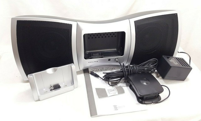 XM Delphi SA10201 Boombox w/ Antenna + Roady XT Adapter + Power Adapter