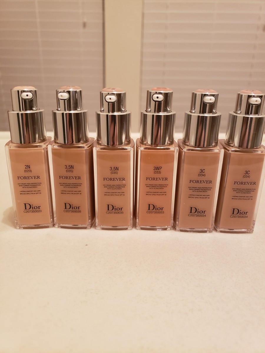 NEW CHRISTIAN DIOR FOREVER 24 H WEAR PERFECTION FOUNDATION 0.67OZ UNBOXED Pick 1